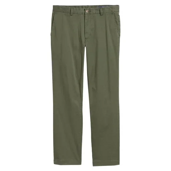 NWT Mens Size 32 32x30 Vineyard Vines Blue Breaker Flat Front Straight Leg Pants